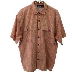 Patagonia Men’s Vintage Tropical Flats Short Sleeve Button Down Fishing Shirt